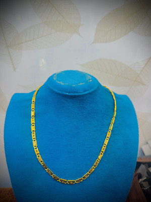 RAJAVEER IMITATION Regal Radiance Gold Box Chain Gold-plated Plated Alloy Chain