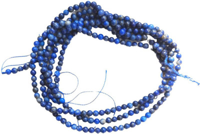 Maitri Export Lapis Lazuli Crystal - Stone/Beads/Gemstone 4mm Round Loose Agate Stone Layered