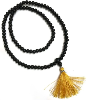 Twice Wise Ebony Karungali Malai (8mm)- Ebony Mala Beads Wood Necklace