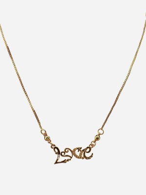 Jewelnique EternaHeart Necklace Gold-plated Plated Alloy Necklace