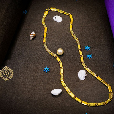 RAJAVEER IMITATION GOLD PLATED NAWABI CHAIN Crystal Gold-plated Plated Alloy Chain