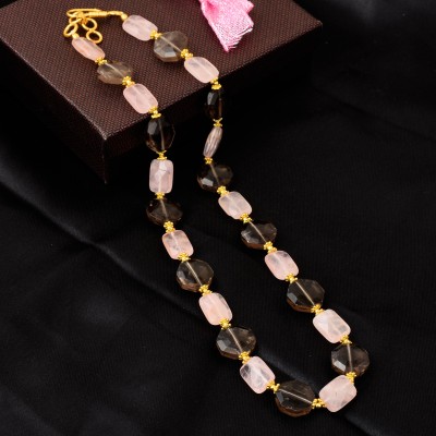 Pearlz Ocean Quartz Gold-plated Plated Alloy Necklace