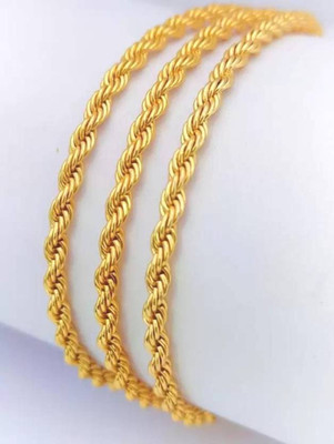 Atulenterprises Stylish & Trendy Most Popular Beautiful Design Golden light Beads Gold-plated Plated Brass, Alloy Chain