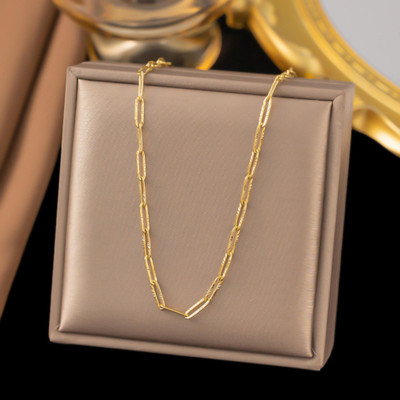 MYKI Hot Stainless Steel Necklace For Women & Girls Gold-plated Plated Stainless Steel Necklace