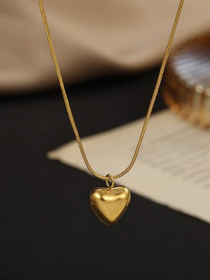 Bauble Cluster Gold-plated Plated Stainless Steel Chain