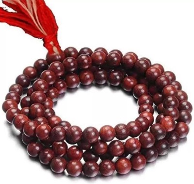 AKNaturals Fashion Original Chandan Mala 108 Beads for Jaap & Wearing Beads Wood Chain