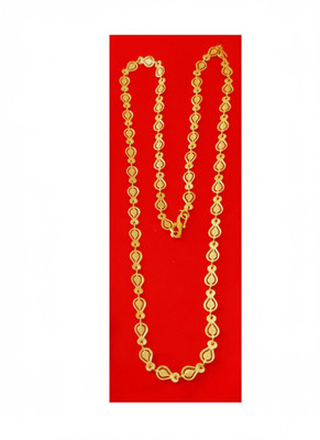 manohar One Gram Gold plated Chain Gold-plated Plated Brass Chain