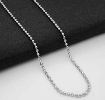 MAATRCHAAYA Silver Plated Alloy Chain Set