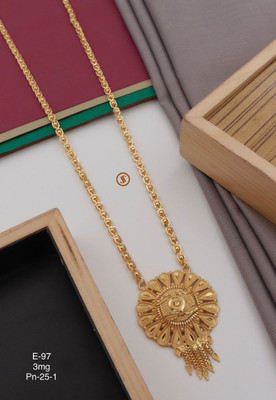 Bhumi09 Necklace For Women/Girls Stylish Agate Gold-plated Plated Brass Necklace