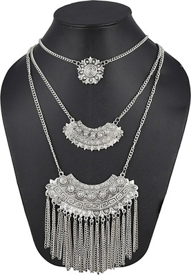 URBANELA Oxidised Silver Silver Jewellery Set(Pack of 1)