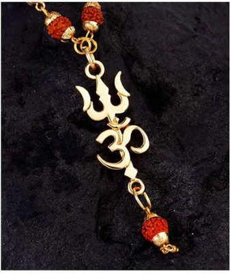 Moksh Spiritual Beads Gold-plated Plated Brass, Alloy Necklace Set