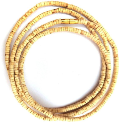RADHEY Original Tulsi Kanthi Mala, Two Round, from Vrindavan,(pack of 1) Wood Chain