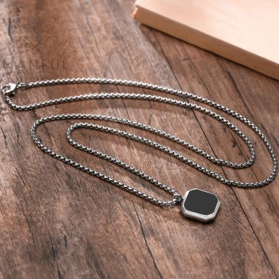 Fashion Frill Chains For Men Stylish Locket Chain For Men Boys Silver Plated Stainless Steel Chain