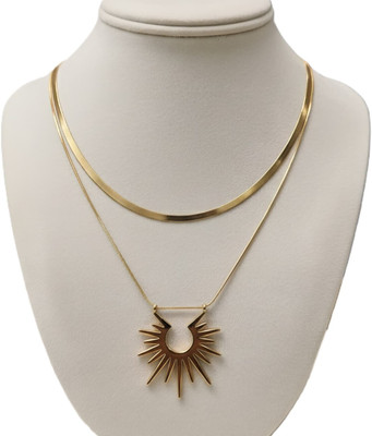 DIRA FASHION DIRA88905 Gold-plated Plated Stainless Steel Layered