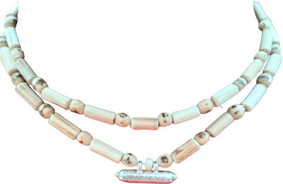 Nabadwip Store In Sterling Silver Plated Wood Chain