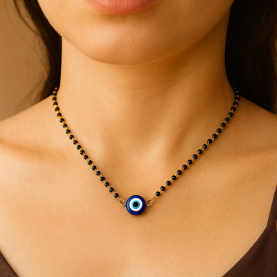 UnfoldSelf Evil Eye Mangalsutra Alloy Chain