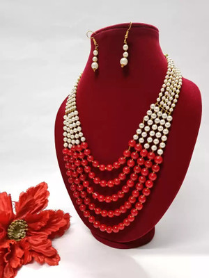 Grace Collections Gold-plated Plated Alloy Necklace Set