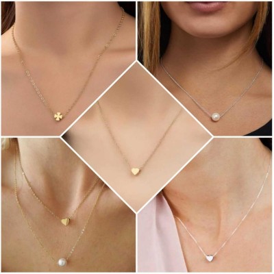 ELCETRATD JEWELLERY Gold-plated Plated Brass Necklace