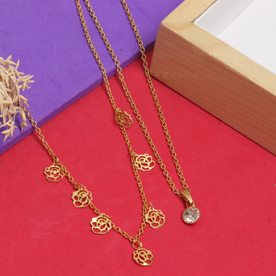 IMITATION BAZAAR Beads Gold-plated Plated Alloy Chain