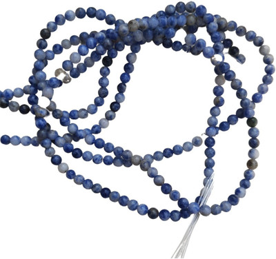Maitri Export Sodalite Crystal - Stone/Beads/Gemstone 4mm Round Loose Agate Stone Layered