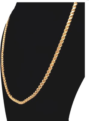 Lyzoo Beads Gold-plated Plated Brass, Alloy Chain