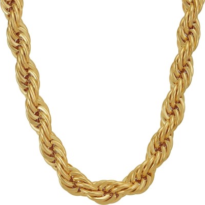 Ashrit gold brass metal necklace chain129 Gold-plated Plated Brass Chain