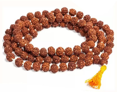 Astra Mahakal Shivji Natural Himalaya 108 Beads Jaap Mala Original Rudraksha Chain