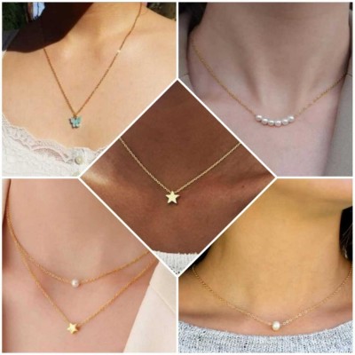 ELCETRATD JEWELLERY Gold-plated Plated Alloy Necklace