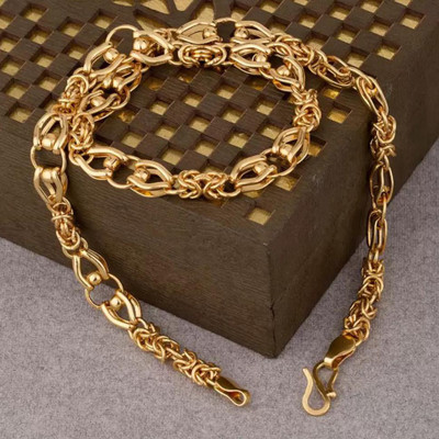 XERMI New style new year gold chain for man and boy Gold-plated Plated Alloy Chain