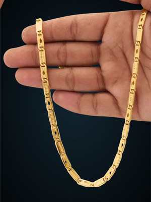 RKB SALES 1 gm high quality gold plated men's chain Gold-plated Plated Alloy Chain