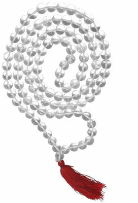GJ Crystal Hub Diamond cut Sphatik mala Original Crystals 108 Crystal Chain