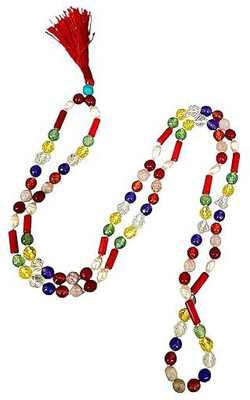 Yuvaansh Creationss Navratna Navgrah Mala Beads Crystal Chain