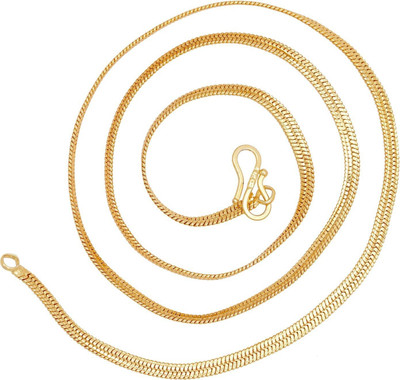JEWELS GURU diva style Gold-plated Plated Alloy Chain Set