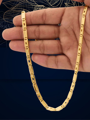 RKB SALES 1 gm high quality gold plated men's chain Gold-plated Plated Alloy Chain