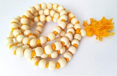 wiffo Tulsi Japa Mala 108 Beads with Radha Krishna Gomukhi Cotton Japa Mala Bag Wood Necklace