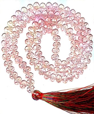 house of common Evil Eye Protection Japa 6mm Mala For Money, Wealth, Power,Prosperity ,Success Quartz Crystal Necklace