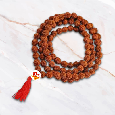 EliteTouch Natural Rudraksha Rosary/ Jaap Mala Wood Chain / Rudraksha wooden chain Wood Chain