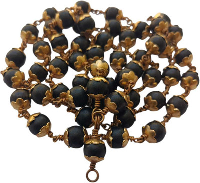 karungali impon mala Karungali 8mm impon Malai - Impon Metal Karungali Mala Wood Chain