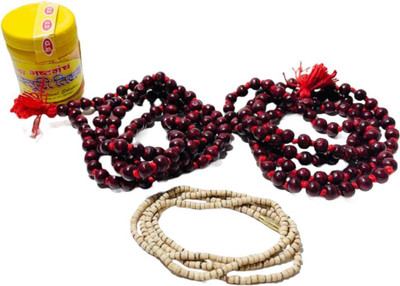 anilStore Red Chandan Mala Wood Chain