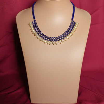 PVG Horizon Designer Ethnic Traditional Valadanda Handcrafted Choker pearl drop style Beads Gold-plated Plated Metal Necklace