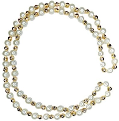 Super Duper TGM Unique Design Moti Welcome Mala Milni Mala Swagat Mala ,baratis White Moti Mala Pearl Gold-plated Plated Plastic Chain