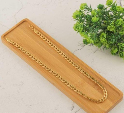 LVA CREATIONS Gold plated exclusive Alloy Chain for men And Women Gold-plated Plated Alloy Chain