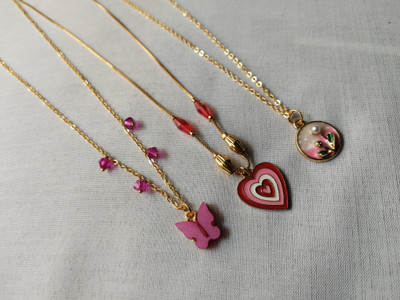 RDH Jewellery Gold-plated Plated Stainless Steel Chain Set