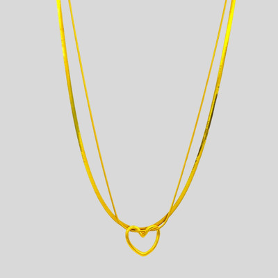 bracotive necklace for women Gold-plated Plated Stainless Steel Necklace