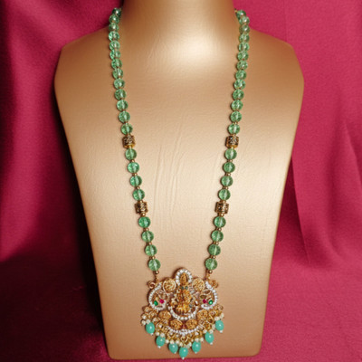 PVG Horizon Traditional Ethnic Trendy Gold-Plated Beads Necklace for Women & Girls Beads Gold-plated Plated Metal Necklace