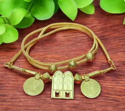 DDDR Chain with Christian mangalyam set Gold-plated Plated Copper Chain