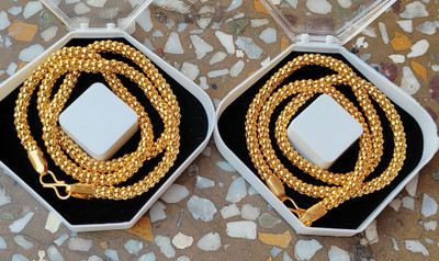 Trendy Gold Pack of 2 pic combo stylish fancy light weight bindi chain Gold-plated Plated Alloy Chain