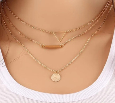 Trendy Hub Trendy hub Gold-plated Plated Alloy Layered