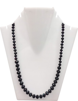 Streecart Black Necklace Chain Crystal Crystal Necklace
