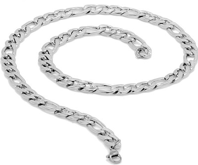 Green Spiritual Artificial Classic Plain Silver Plated Stainless Steel Chain